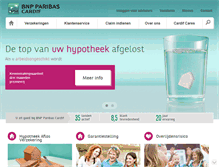 Tablet Screenshot of bnpparibascardif.nl