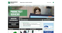 Desktop Screenshot of bnpparibascardif.com.co