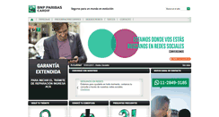 Desktop Screenshot of bnpparibascardif.com.ar